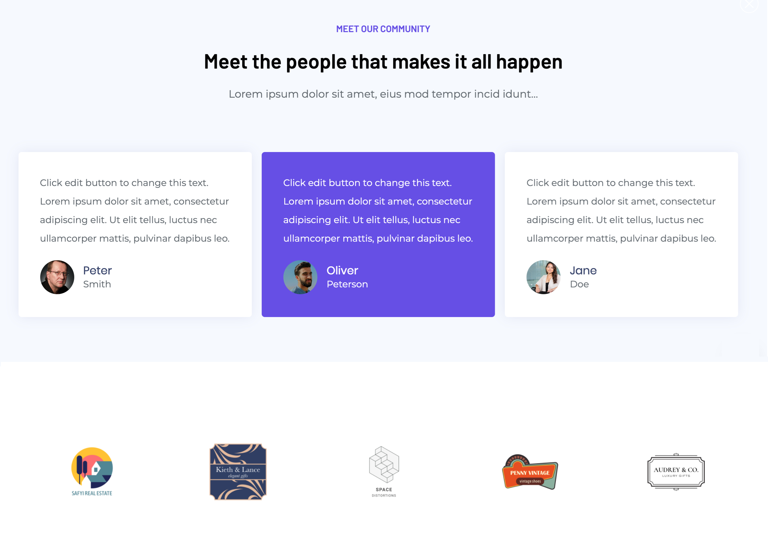 Membershiply Theme Section