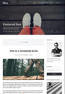 Paid membership Blog - REAL WordPress Theme