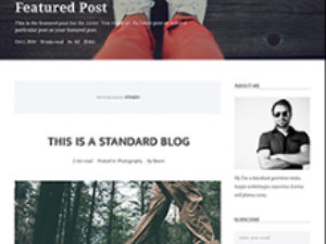 Paid membership Blog - REAL WordPress Theme