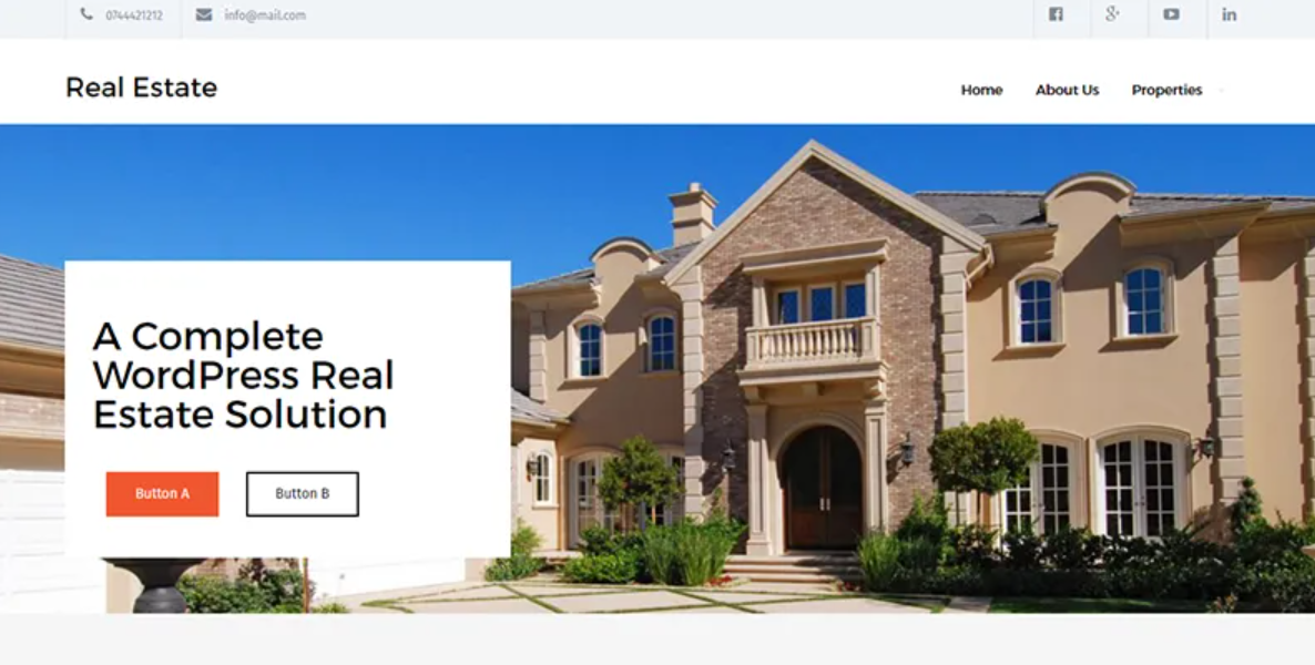 WordPress real estate themes